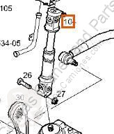 Crémaillère de direction Iveco Stralis Crémaillère de direction Columna Direccion AS 440S48 pour tracteur routier AS 440S48