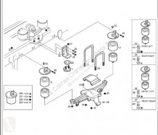 Peças pesados Iveco Stralis Suspension pneumatique Viga Suspension Neumatica Eje Trasero Derecha AS 4 pour tracteur routier AS 440S48 usado
