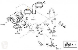 Repuestos para camiones Iveco Daily Turbocompresseur de moteur Turbo I 40-10 W pour camion I 40-10 W usado