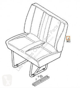 Repuestos para camiones cabina / Carrocería Iveco Daily Siège Asiento Delantero Derecho I 40-10 W pour camion I 40-10 W