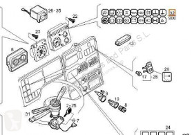 Iveco electric system Daily Tableau de bord Cuadro Instrumentos I 40-10 W pour camion I 40-10 W