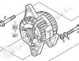 Pièces détachées PL Iveco Daily Alternateur Alternador III 35C10 K, 35C10 DK pour camion III 35C10 K, 35C10 DK occasion
