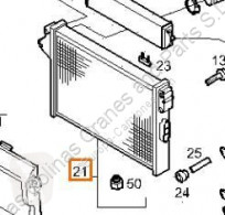 Refroidissement Iveco Daily Radiateur de refroidissement du moteur Radiador III 35C10 K, 35C10 DK pour camion III 35C10 K, 35C10 DK