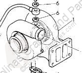 Vrachtwagenonderdelen Renault Premium Turbocompresseur de moteur Turbo Route 300.18 pour camion Route 300.18 tweedehands