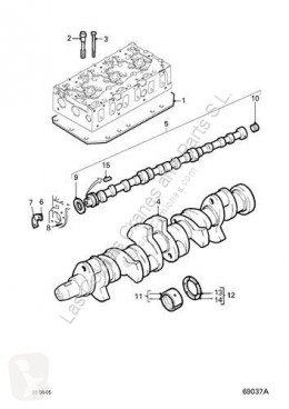 DAF cylinder head Culasse Culata 95 XF FA 95 XF 430 pour tracteur routier 95 XF FA 95 XF 430