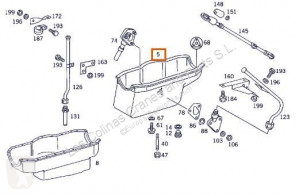 Pièces détachées PL OM Carter de vilebrequin Carter Mercedes-Benz MK / 366 MB 817 pour camion MERCEDES-BENZ MK / 366 MB 817 occasion
