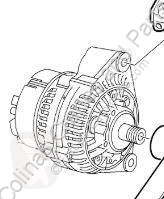 Repuestos para camiones sistema eléctrico alternador Alternateur Alternador Saab 9-3 Berlina (2003->) 2002 pour automobile Saab 9-3 Berlina (2003->) 2002