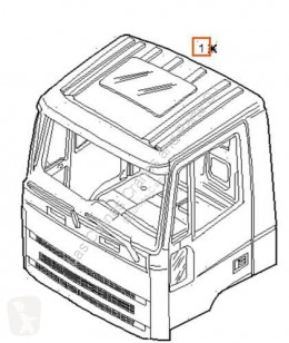 Repuestos para camiones cabina / Carrocería Iveco Eurocargo Cabine Cabina Completa Chasis (Typ 80 E 15) [5,9 Lt pour camion Chasis (Typ 80 E 15) [5,9 Ltr. - 105 kW Diesel]