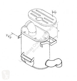 Échappement Renault Magnum Pot d'échappement SILENCIADOR E.TECH 440.18T pour tracteur routier E.TECH 440.18T