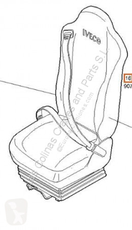 Сидение Iveco Stralis Siège Asiento Delantero Derecho AS 440S54 pour tracteur routier AS 440S54