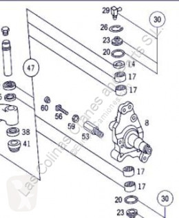 Układ kierowniczy Direction assistée Caja Direccion Asistida Mercedes-Benz ACTROS 2535 L pour camion MERCEDES-BENZ ACTROS 2535 L