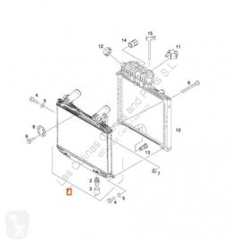 Reservedele til lastbil MAN TGA Refroidisseur intermédiaire Intercooler 18.410 FC, FRC, FLC, FLRC, FLLC, FLLC/N, FLL pour tracteur routier 18.410 FC, FRC, FLC, FLRC, FLLC, FLLC/N, FLLW, FLLRC brugt