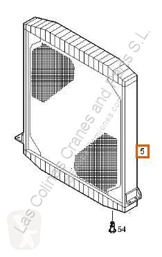 Reservdelar lastbilar Iveco Eurostar Radiateur de refroidissement du moteur Radiador (LD) LD440E46T pour tracteur routier (LD) LD440E46T begagnad