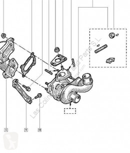 Запчасти для грузовика Renault Master Turbocompresseur de moteur Turbo II Caja/Chasis (ED/HD/UD) 2.2 dCI 90 pour camion II Caja/Chasis (ED/HD/UD) 2.2 dCI 90 б/у