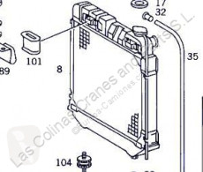 Cooling system Radiateur de refroidissement du moteur Radiador Mercedes-Benz CLASE G (W461) 290 GD/G 290 D (461.337, 4 pour camion MERCEDES-BENZ CLASE G (W461) 290 GD/G 290 D (461.337, 461.338)