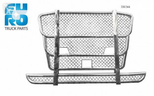 Vrachtwagenonderdelen Volvo Calandre bulbar RVS Gepoleerd pour camion FH4 neuve nieuw