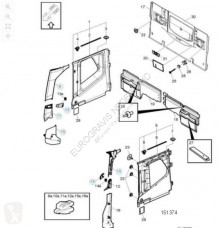 قطع غيار الآليات الثقيلة Volvo Revêtement a-steun bekleding pour tracteur routier FH4 neuf جديد