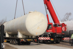 - Gas, Gaz, LPG, GPL, Propane, Butane tank - on flatbed trailer ID 1.164 Cisterna, cuba, depósito de agua usada