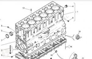 Bloque motor Renault Premium Bloc-moteur pour camion Distribution 420.18