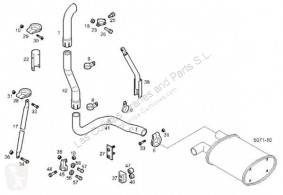 Tuyau d'échappement Iveco Stralis Tuyau d'échappement pour camion AD 260S31, AT 260S31