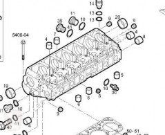 Iveco cylinder head Culasse pour camion RIS BU BUS