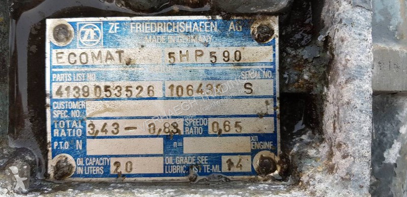 Reservdelar lastbilar ZF ECOMAT 5HP590