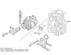 Système électrique Iveco Eurotech Générateur Alternador (MP) FSA (440 E 43) [ pour tracteur routier (MP) FSA (440 E 43) [10,3 Ltr. - 316 kW Diesel]