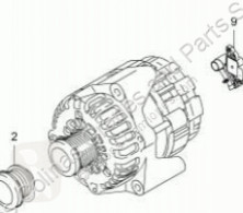 Euro Générateur pour voiture SsangYong Rexton (2003 ->) 2.7 270 Xdi Executive [2,7 Ltr. - 120 kW Turbodiesel CAT ( 4)] système électrique occasion
