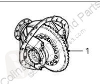 Peças pesados DAF Essieu moteur pour camion...