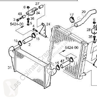 Reservdelar lastbilar Iveco Radiateur de...