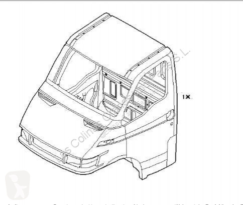 Náhradní díly pro kamiony Iveco Cabine Cabina...