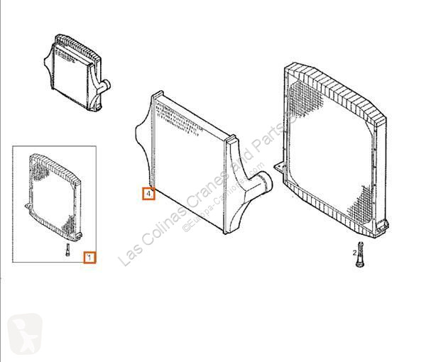 Reservdelar lastbilar Iveco Radiateur de...