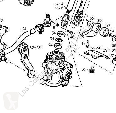 Pièces poids lourds Iveco Crémaillère de...