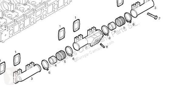 Reservdelar lastbilar Iveco Collecteur pour...