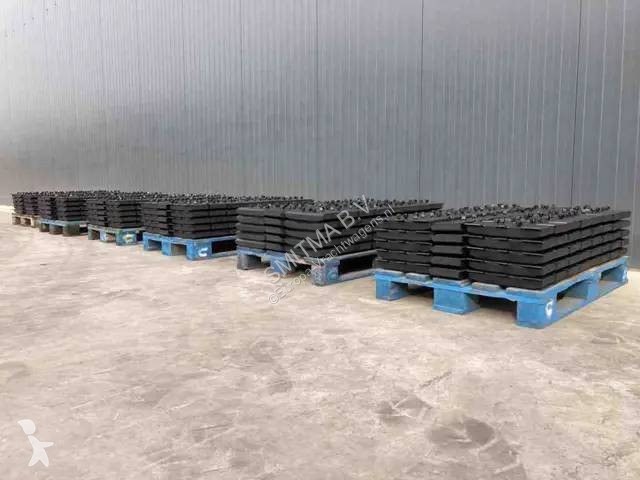 Losse onderdelen bouwmachines Rubber Asphalt Pads