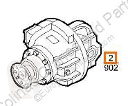 Differentiell/axel/differentialaxel Iveco