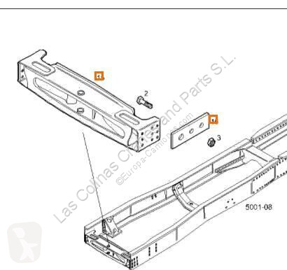 Reservdelar lastbilar Iveco Viga Chasis Frontal...