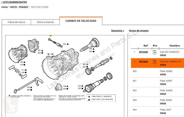Reservedele til lastbil Iveco Boîte de vitesses...