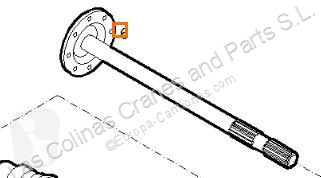Transmission hjulaxel Iveco