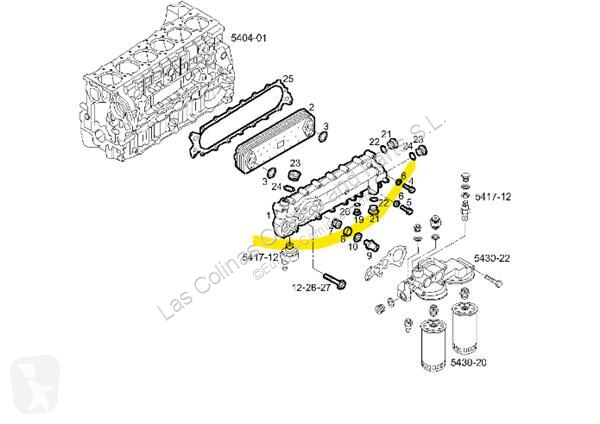 Reservedele til lastbil Iveco Tapa Enfriador...