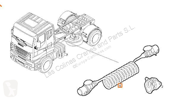 Reservdelar lastbilar Iveco Câblage Habitaculo...