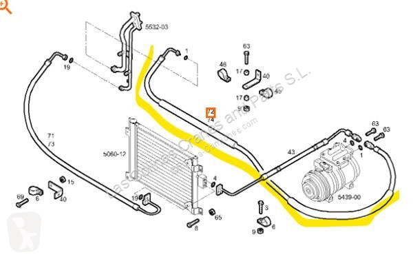 Pièces poids lourds Iveco Flexible de...