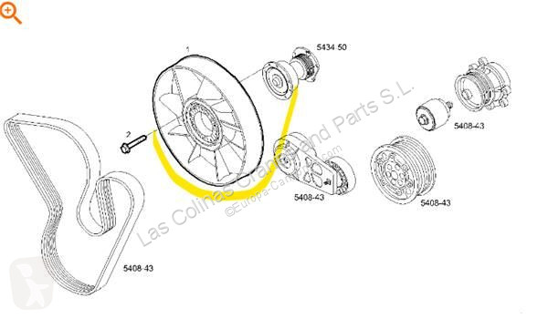 Reservedele til lastbil Iveco Ventilateur de...