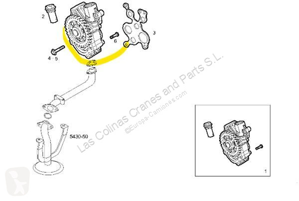 Reservdelar lastbilar Iveco Pompe à huile pour...