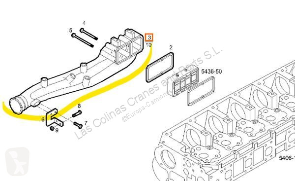 Pièces poids lourds Iveco Collecteur pour...