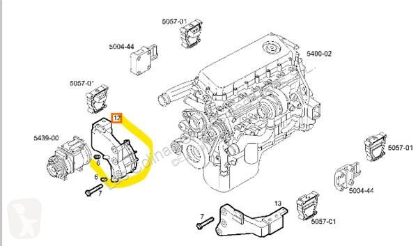 Peças pesados Iveco Moteur pour camion AD...