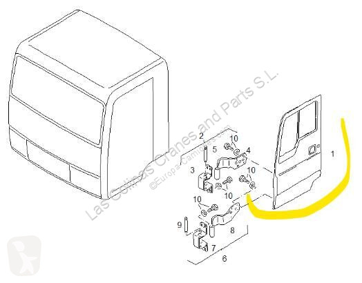 Peças pesados MAN Porte pour camion M 2000 L...