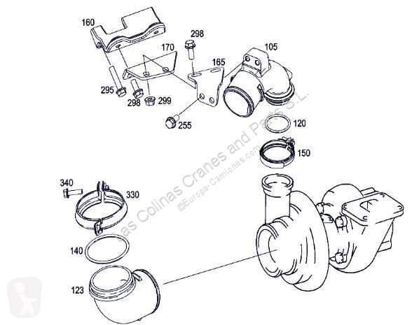 Pièces poids lourds OM Turbocpresseur de moteur...