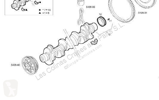 Reservdelar lastbilar Iveco Vilebrequin pour...