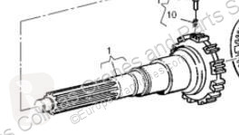 Transmission hjulaxel Renault